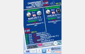 Le Club de Tennis de Table de Chilly-Mazarin / Morangis reprend du service dès ce week end (vendredi 20 & samedi 21 septembre 2024) pour la reprise du championnat 